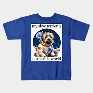 Outta This World Skye Terrier Kids T-Shirt